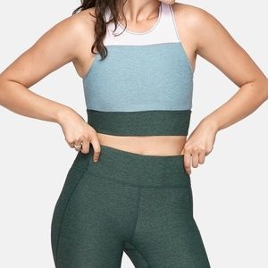 Outdoor Voices Crop Top and Leggings Size S Hunter